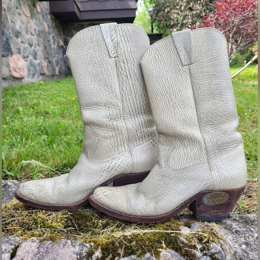 Vintage Rango Cowboy Boots Size 8.5